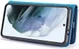 Samsung Galaxy S21 FE Hoesje 2-in-1 Book Case en Back Cover Blauw afbeelding 12