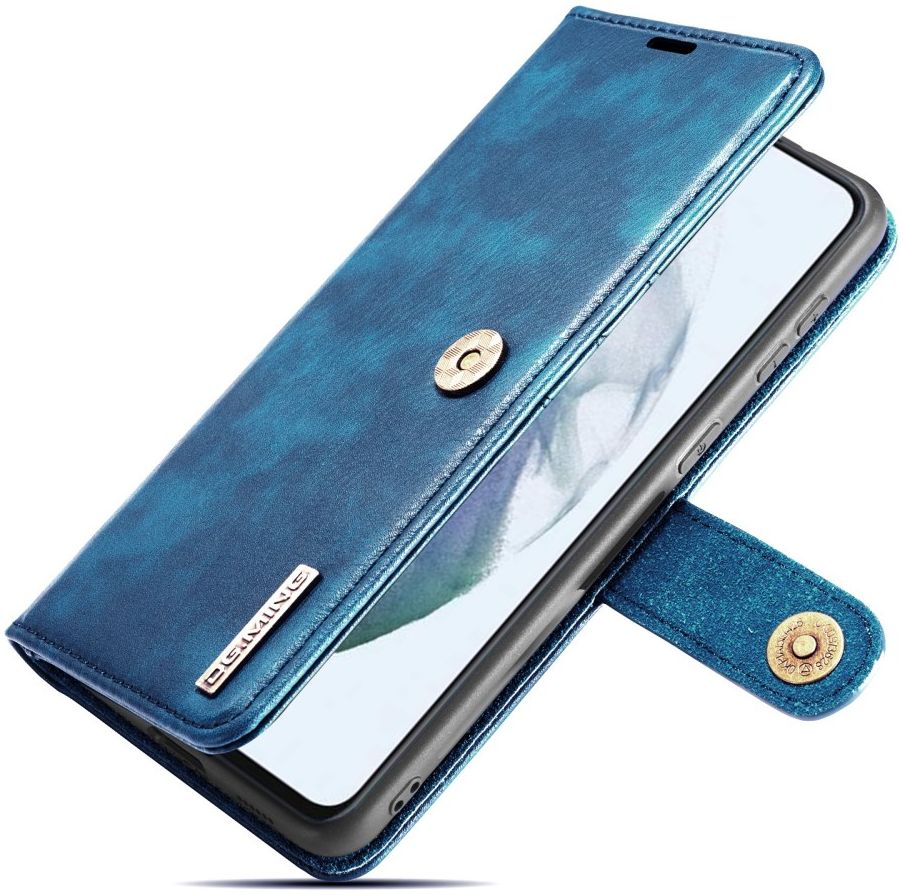 Samsung Galaxy S21 FE Hoesje 2-in-1 Book Case en Back Cover Blauw afbeelding 5