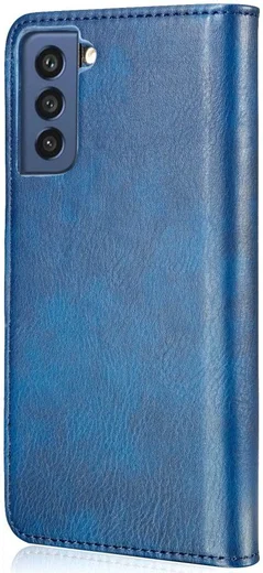 Samsung Galaxy S21 FE Hoesje 2-in-1 Book Case en Back Cover Blauw afbeelding 8