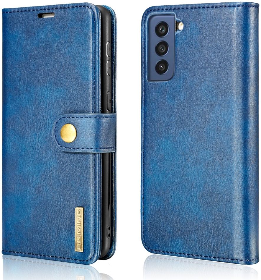 Samsung Galaxy S21 FE Hoesje 2-in-1 Book Case en Back Cover Blauw afbeelding 10