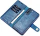 Samsung Galaxy S21 FE Hoesje 2-in-1 Book Case en Back Cover Blauw afbeelding 2