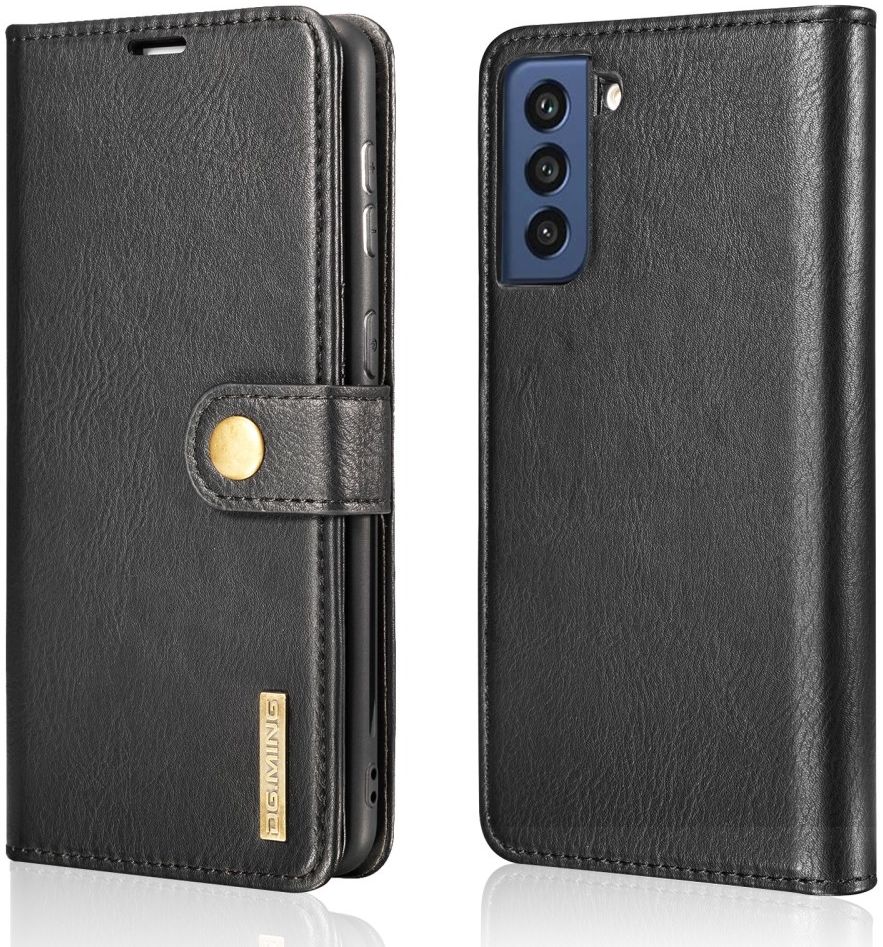 Samsung Galaxy S21 FE Hoesje 2-in-1 Book Case en Back Cover Zwart afbeelding 6