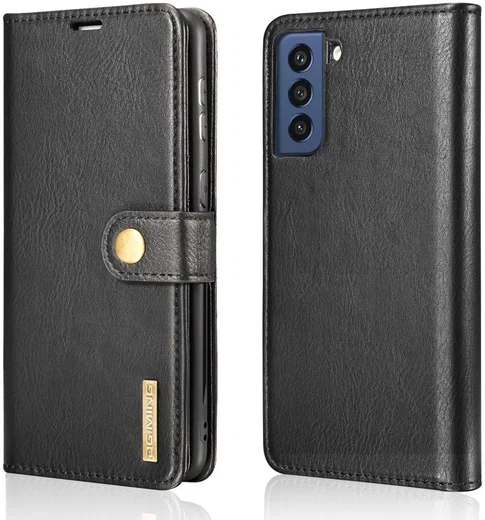 Samsung Galaxy S21 FE Hoesje 2-in-1 Book Case en Back Cover Zwart afbeelding 6