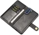 Samsung Galaxy S21 FE Hoesje 2-in-1 Book Case en Back Cover Zwart afbeelding 2