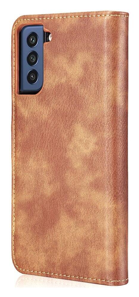 Samsung Galaxy S21 FE Hoesje 2-in-1 Book Case en Back Cover Bruin afbeelding 7