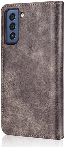 Samsung Galaxy S21 FE Hoesje 2-in-1 Book Case en Back Cover Grijs afbeelding 7