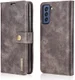 Samsung Galaxy S21 FE Hoesje 2-in-1 Book Case en Back Cover Grijs afbeelding 9