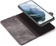Samsung Galaxy S21 FE Hoesje 2-in-1 Book Case en Back Cover Grijs
