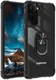 Samsung Galaxy S21 FE Hoesje met Ring Kickstand Zwart afbeelding 1