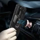 Samsung Galaxy S21 FE Hoesje met Ring Kickstand Zwart afbeelding 3