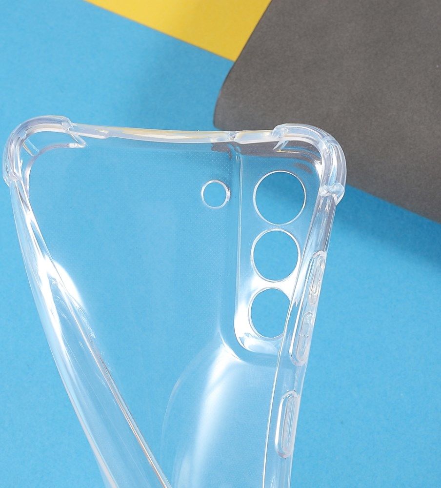 Samsung Galaxy S21 FE Hoesje met Koord Shockproof TPU Transparant afbeelding 12