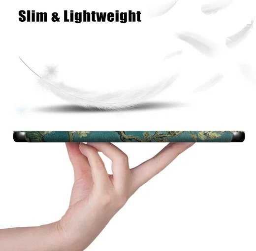 Lenovo Tab P11 / P11 Plus Hoes Tri-Fold Book Case Blossom Print afbeelding 4