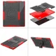 Lenovo Tab P11 Pro Hoes Hybride Back Cover met Kickstand Rood afbeelding 3