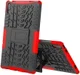 Lenovo Tab P11 Pro Hoes Hybride Back Cover met Kickstand Rood afbeelding 4