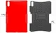 Lenovo Tab P11 Pro Hoes Hybride Back Cover met Kickstand Rood afbeelding 5
