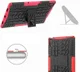 Lenovo Tab P11 Pro Hoes Hybride Back Cover met Kickstand Rood afbeelding 6