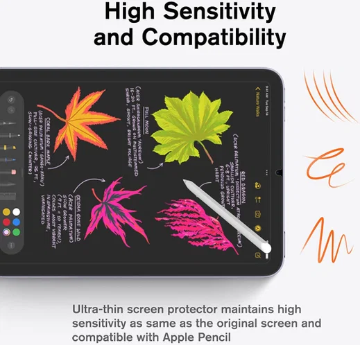 Apple iPad Mini 6 (2021) Screen Protector Ultra Clear Display Folie afbeelding 3