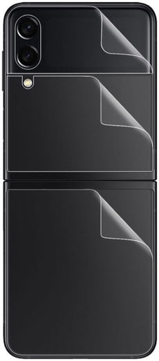 Samsung Galaxy Z Flip 4 / 3 Screenprotector Voor- en Achterzijde afbeelding 2