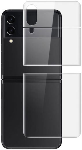 Samsung Galaxy Z Flip 4 / 3 Screenprotector Voor- en Achterzijde afbeelding 12