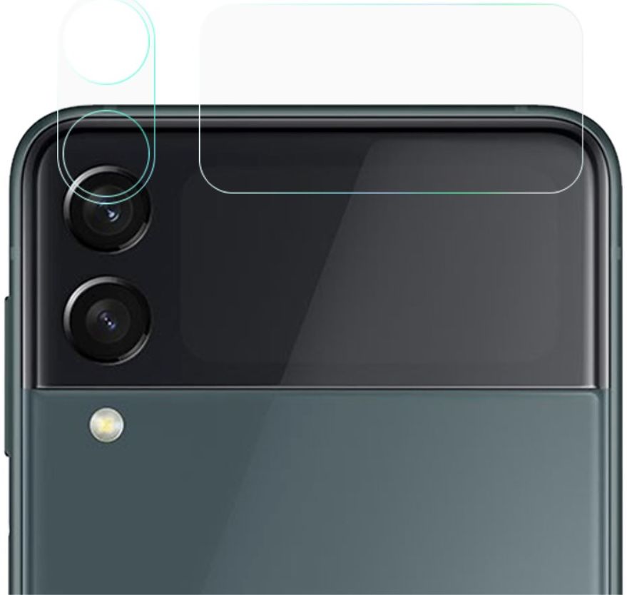 Samsung Galaxy Z Flip 3 Camera Protector + Screen Protector Achterkant afbeelding 1