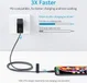 ESR USB-C naar Apple Lightning Kabel MFi 2M Zwart afbeelding 2