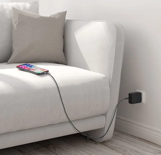 ESR USB-C naar Apple Lightning Kabel MFi 2M Zwart afbeelding 7