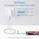 ESR USB-C naar Apple Lightning Snellaad Kabel MFi 1M Wit afbeelding 8