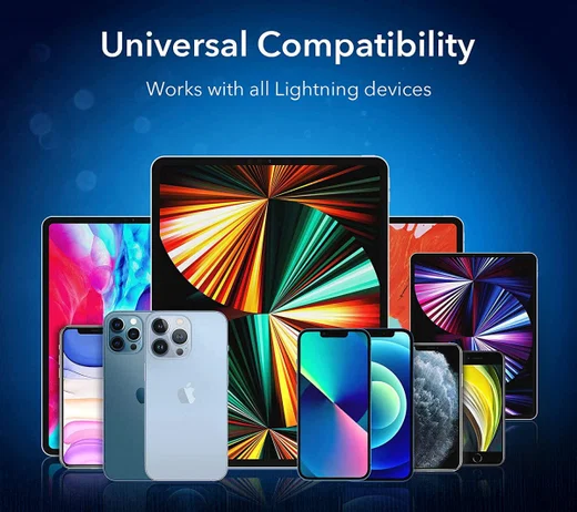 ESR USB-C naar Apple Lightning Snellaad Kabel MFi 1M Wit afbeelding 11