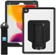 Armor-X iPad 10.2 (2019/2020/2021) Hoes met Screen Protector en Handriem Zwart afbeelding 3