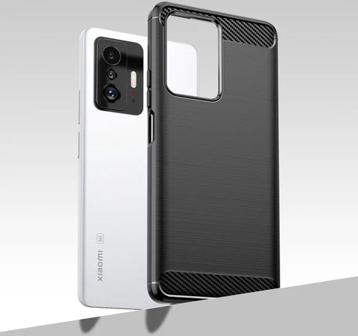 Xiaomi 11T/11T Pro Hoesje Geborsteld TPU Back Cover Zwart afbeelding 7