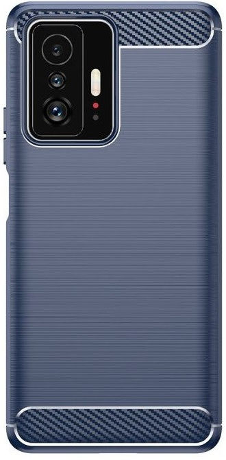 Xiaomi 11T/11T Pro Hoesje Geborsteld TPU Back Cover Blauw afbeelding 2