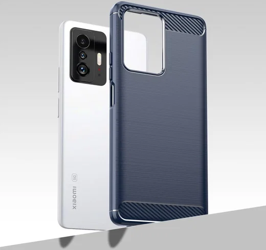 Xiaomi 11T/11T Pro Hoesje Geborsteld TPU Back Cover Blauw afbeelding 7