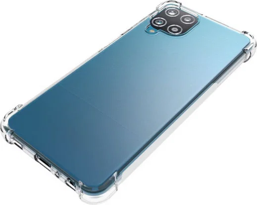 Samsung Galaxy M22 Hoesje Schokbestendig Back Cover Transparant afbeelding 4