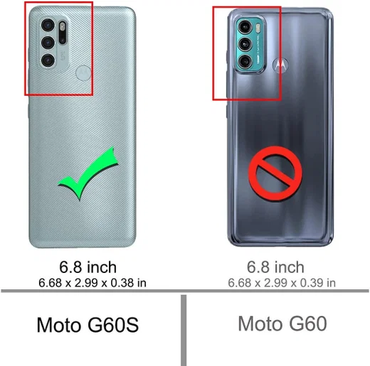 Motorola Moto G60S Hoesje Schokbestendig TPU Back Cover Transparant afbeelding 10