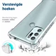 Motorola Moto G60S Hoesje Schokbestendig TPU Back Cover Transparant afbeelding 2