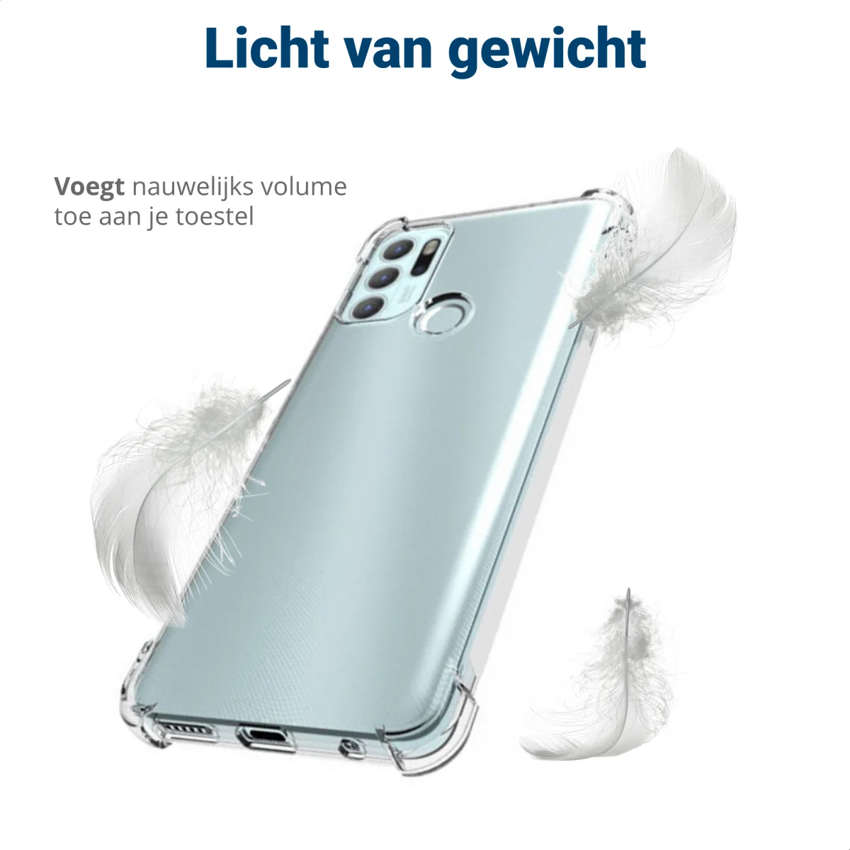 Motorola Moto G60S Hoesje Schokbestendig TPU Back Cover Transparant afbeelding 5