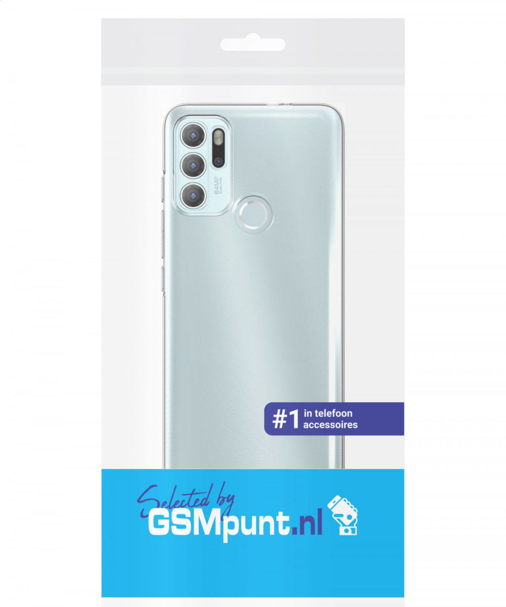 Motorola Moto G60S Hoesje Dun TPU Back Cover Transparant afbeelding 3