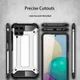 Samsung Galaxy M22/A22 4G Hoesje Shock Proof Back Cover Rood afbeelding 6