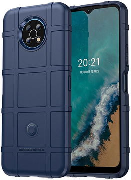 Nokia G50 Hoesje Shock Proof Rugged Shield Back Cover Blauw