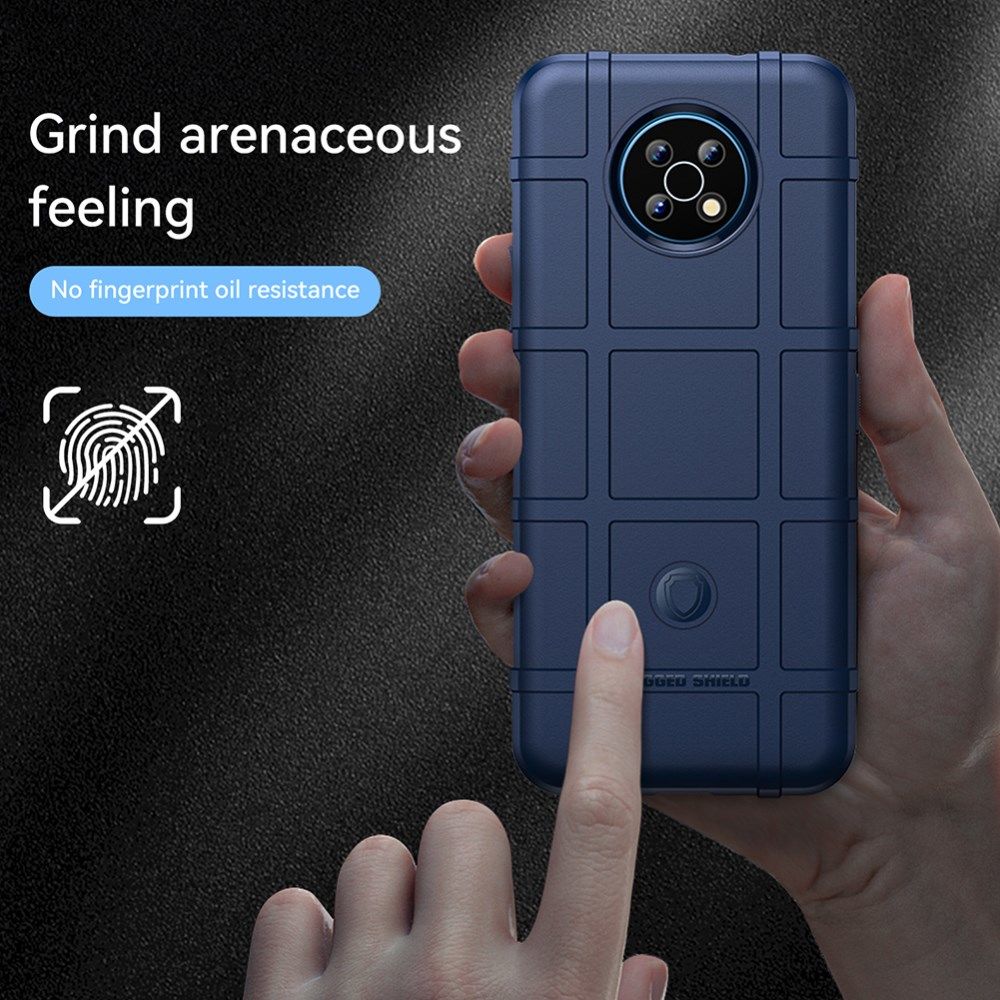 Nokia G50 Hoesje Shock Proof Rugged Shield Back Cover Blauw afbeelding 5