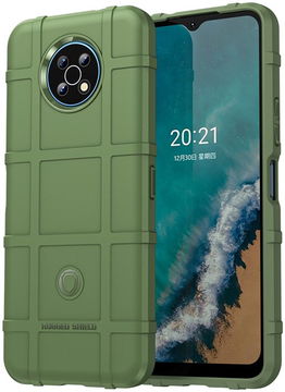 Nokia G50 Hoesje Shock Proof Rugged Shield Back Cover Groen