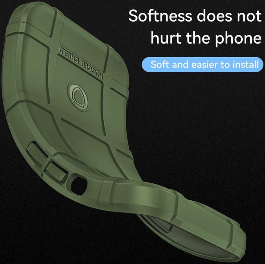 Nokia G50 Hoesje Shock Proof Rugged Shield Back Cover Groen afbeelding 8