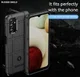 Samsung Galaxy A13 5G/A04s Hoesje Shock Proof Rugged Back Cover Zwart afbeelding 3