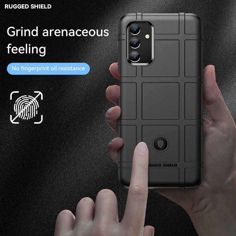 Samsung Galaxy A13 5G/A04s Hoesje Shock Proof Rugged Back Cover Zwart afbeelding 4
