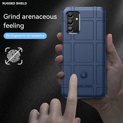 Samsung Galaxy A13 5G/A04s Hoesje Shock Proof Rugged Back Cover Blauw afbeelding 4