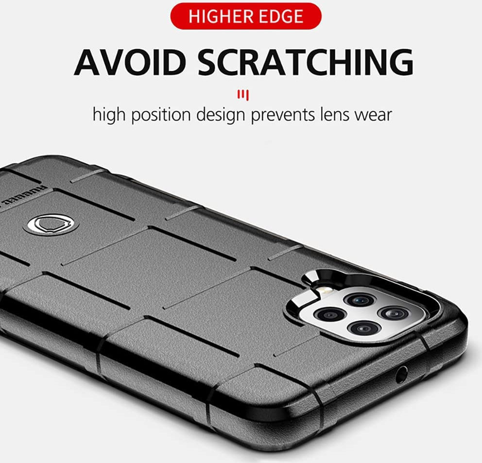 Samsung Galaxy M22/A22 4G Hoesje Shock Proof Rugged Shield Blauw afbeelding 5