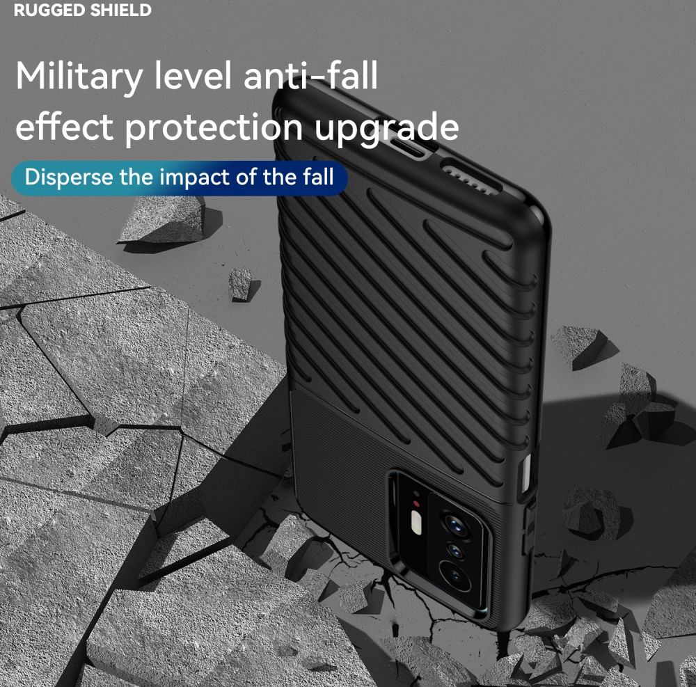 Xiaomi 11T/11T Pro Hoesje TPU Thunder Design Back Cover Zwart afbeelding 8