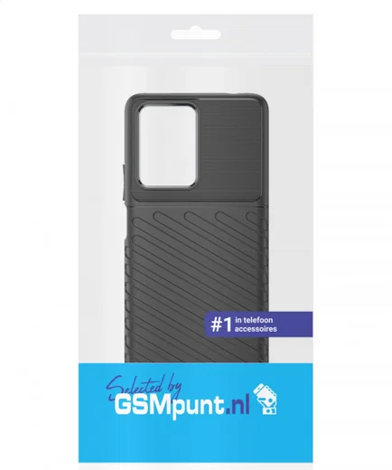 Xiaomi 11T/11T Pro Hoesje TPU Thunder Design Back Cover Zwart afbeelding 2