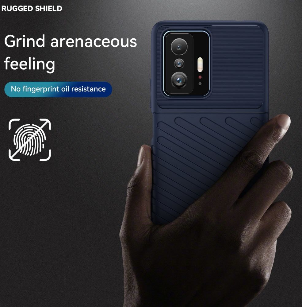 Xiaomi 11T/11T Pro Hoesje TPU Thunder Design Back Cover Blauw afbeelding 7