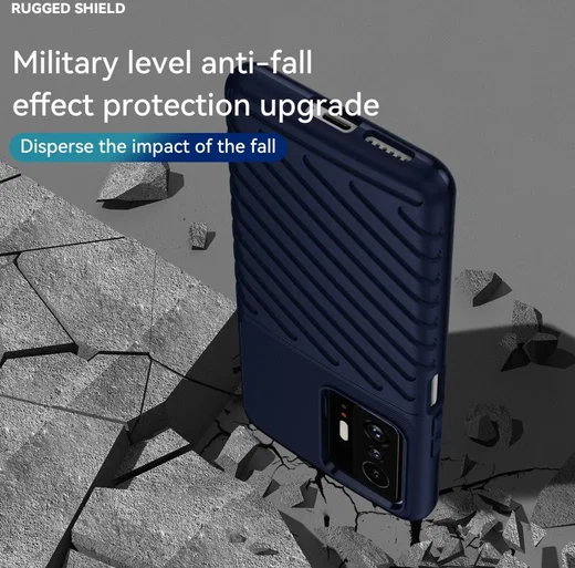 Xiaomi 11T/11T Pro Hoesje TPU Thunder Design Back Cover Blauw afbeelding 8